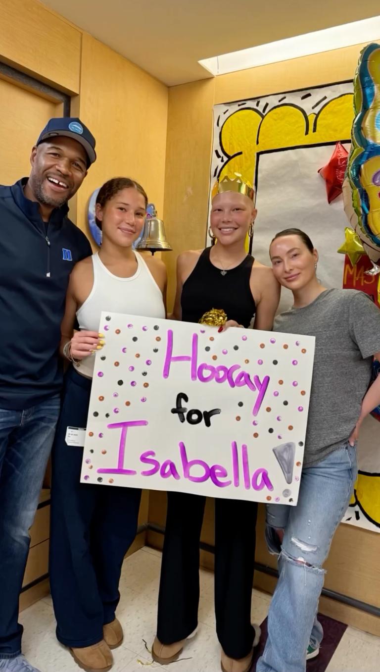 JUST IN: Michael Strahan celebrates ‘superwoman’ daughter Isabella ending chemotherapy: ‘I am one proud dad’ and she feel so…See more