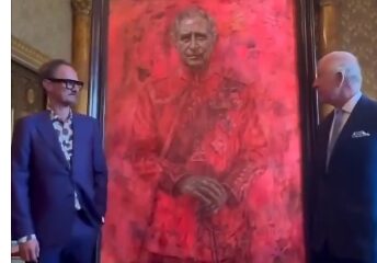 JUST IN: The first official painted portrait of King Charles III since his coronation has been unveiled at Buckingham Palace Meets Controversial Reaction cause... see more