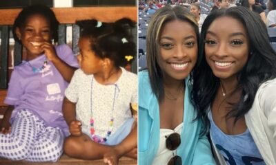 Exclusive: Simone Biles’ Sister Adria Posts Throwback Photo, Says She’ll ‘Forever Look Up to’ 11-Time Olympic Medalist…..See More