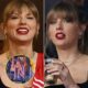 WATCH Taylor Swift sends Super Bowl crowd wild as she chugs her drunk on the jumbotron in Las Vegas… before slamming empty cup down and celebrating!... see more