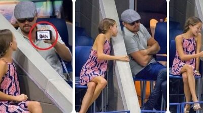 JUST IN: Leonardo DiCaprio was spotted taking a selfie with a young fan at the US Open, making sure she approves of the picture but it got fans talking negatively... see more