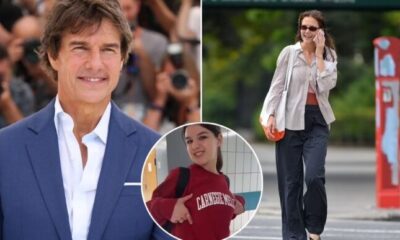 Katie Holmes was SPOTTED looking Overjoyed on phone with Tom Cruise after recent incident in Suri’s FIRST day of Classes