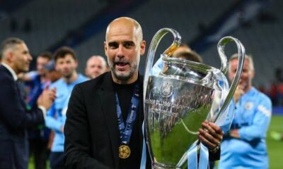 (Fox News)...Happening Now: In a shocking development at the Etihad l, Record Breaking manager of Mancherster City, Josep Guardiola, has resigned, hours after City beat Nothingham Forest 3:0...See details..