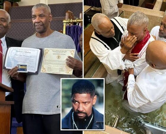 Breaking News: Denzel Washington becomes a minister in NYC after claiming you ‘can’t talk’ about religion in film industry...See details