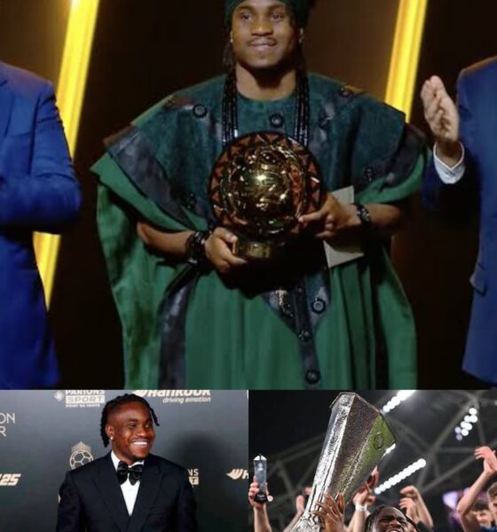 Breaking News...Nigerian International and Atalanta Fc of Italy Serie a Forward, Ademola Lookman, wins African Best Footballer of The Year Award In Grand Style