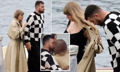 Hold up, have you seen this? The internet is buzzing over a viral video of Travis Kelce, Taylor Swift, and their crew partying on a boat cruise in Kansas City during the Christmas break! You've got to check it out!